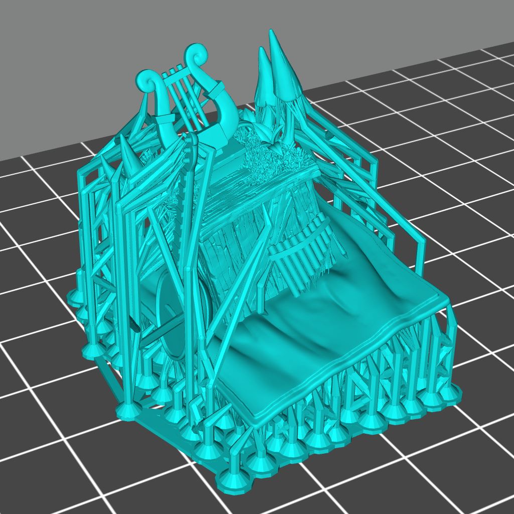 Satyrs Instruments Printable 3D Model STLMiniatures