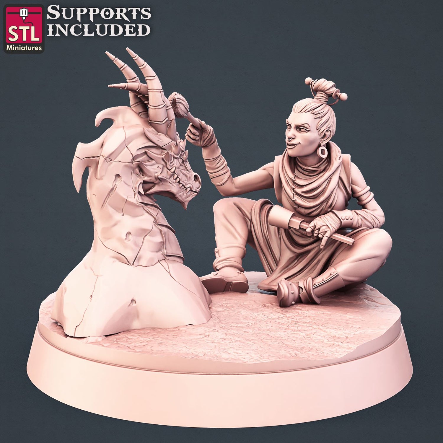 Stone Carver Set Printable 3D Model STLMiniatures