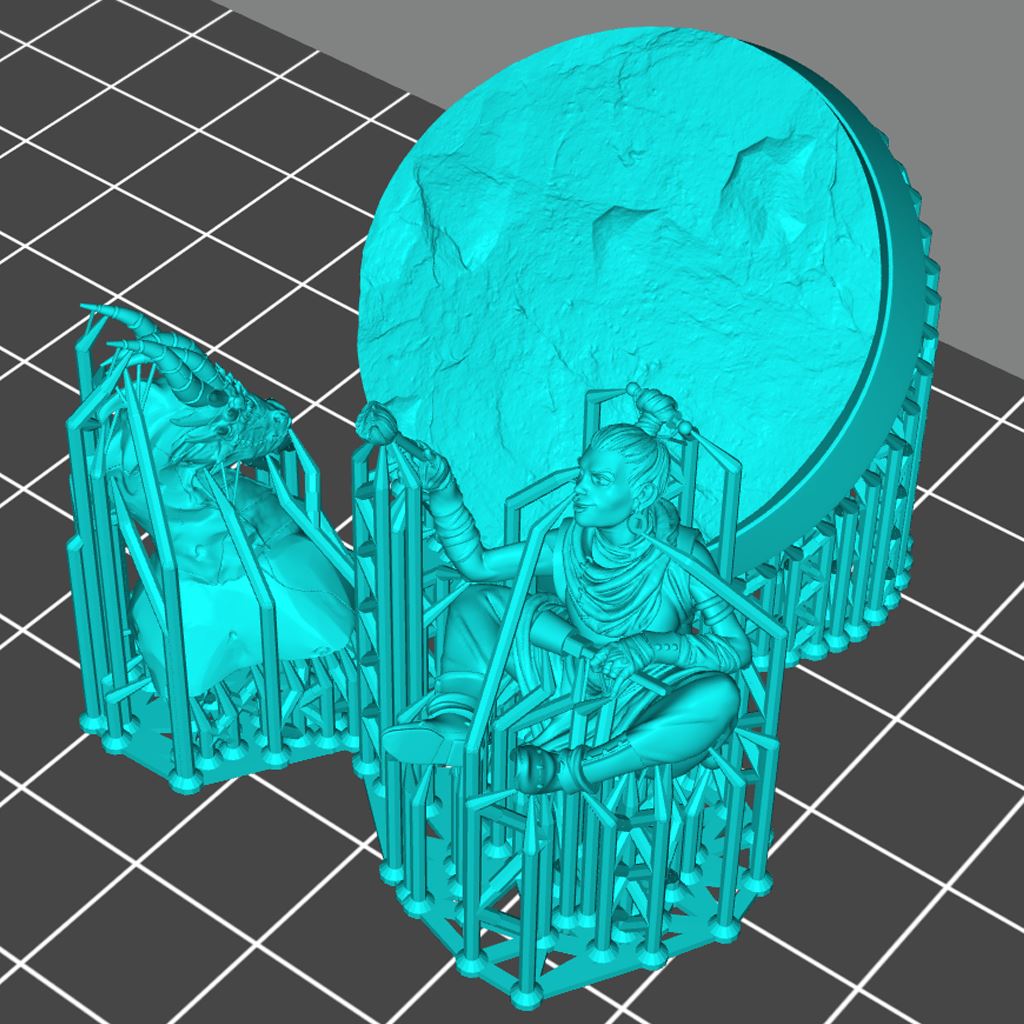 Stone Carver Set Printable 3D Model STLMiniatures