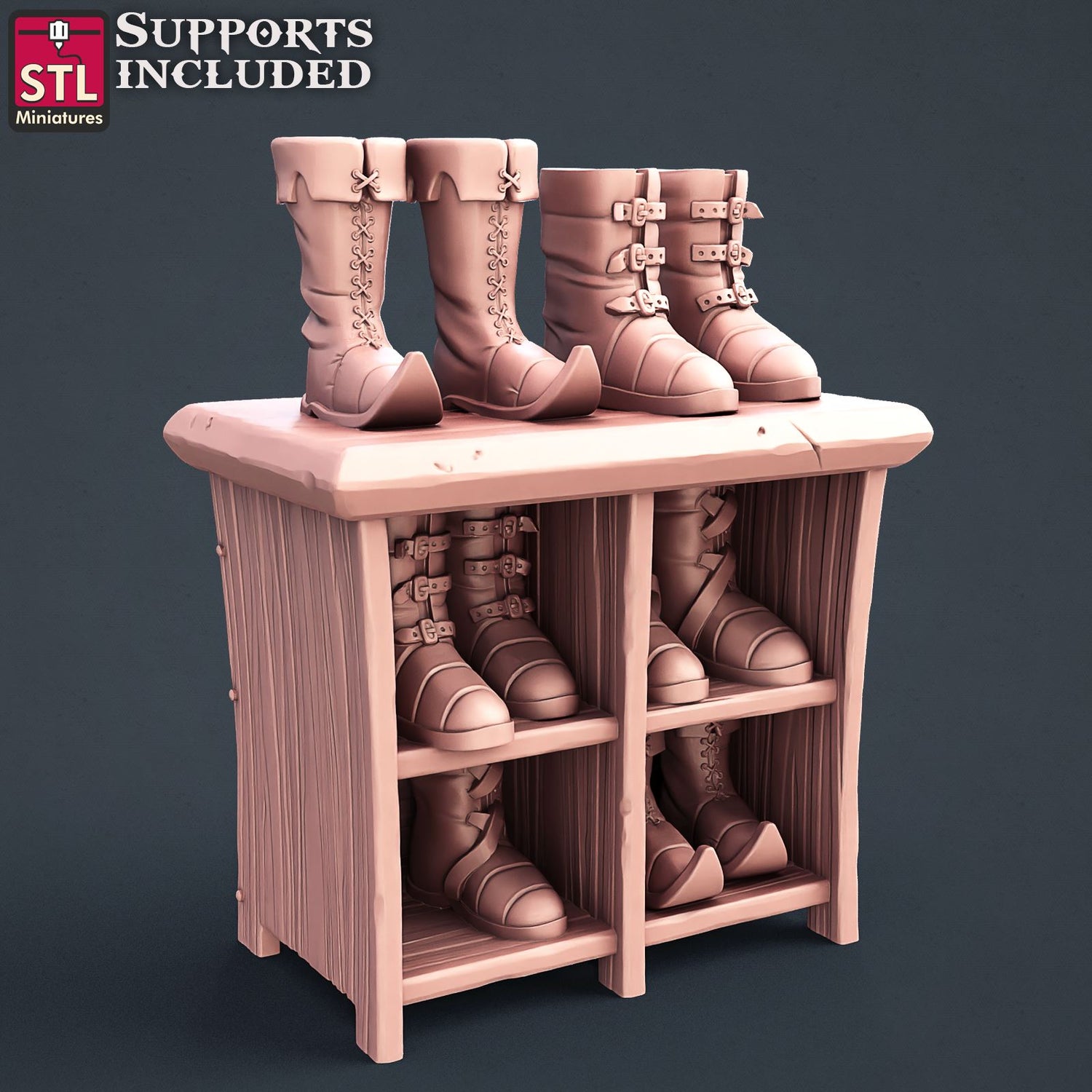 Shoemaker Shelf Scale Models STLMiniatures