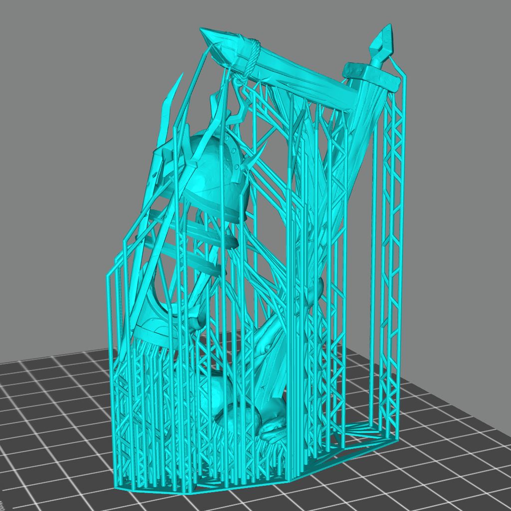 Slave Merchant Cage A Scale Models STLMiniatures