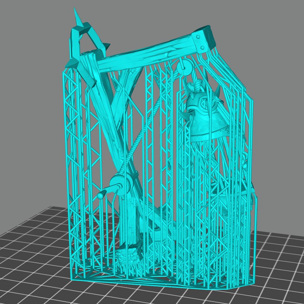 Slave Merchant Cage B Scale Models STLMiniatures