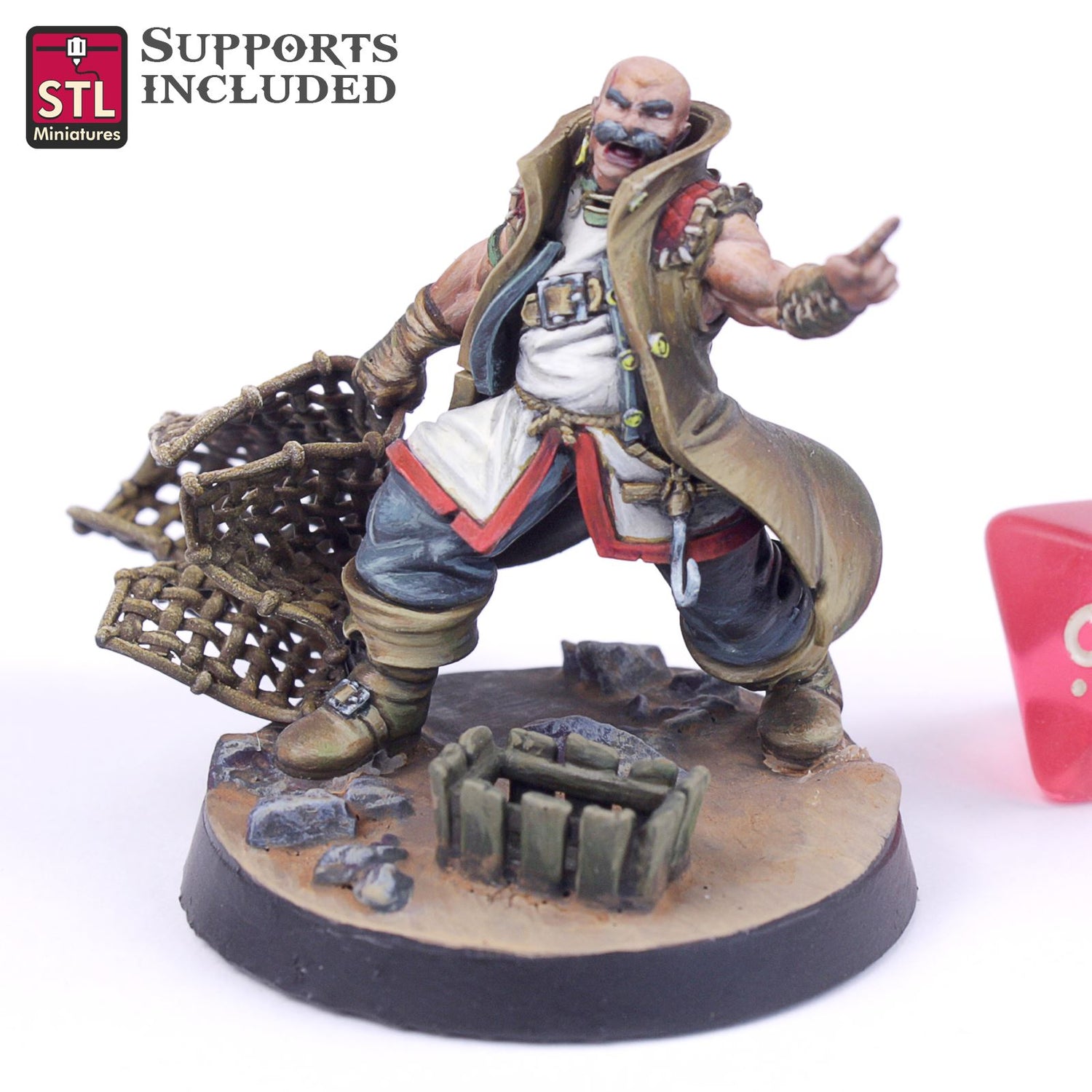 Stevedore Printable 3D Model STLMiniatures
