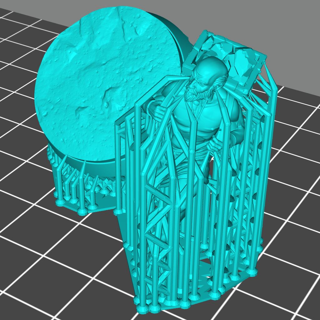 Stone Carver Slave Printable 3D Model STLMiniatures