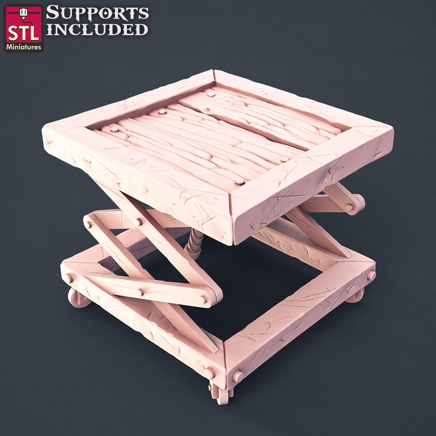 Stone Carver Small Table Printable 3D Model STLMiniatures