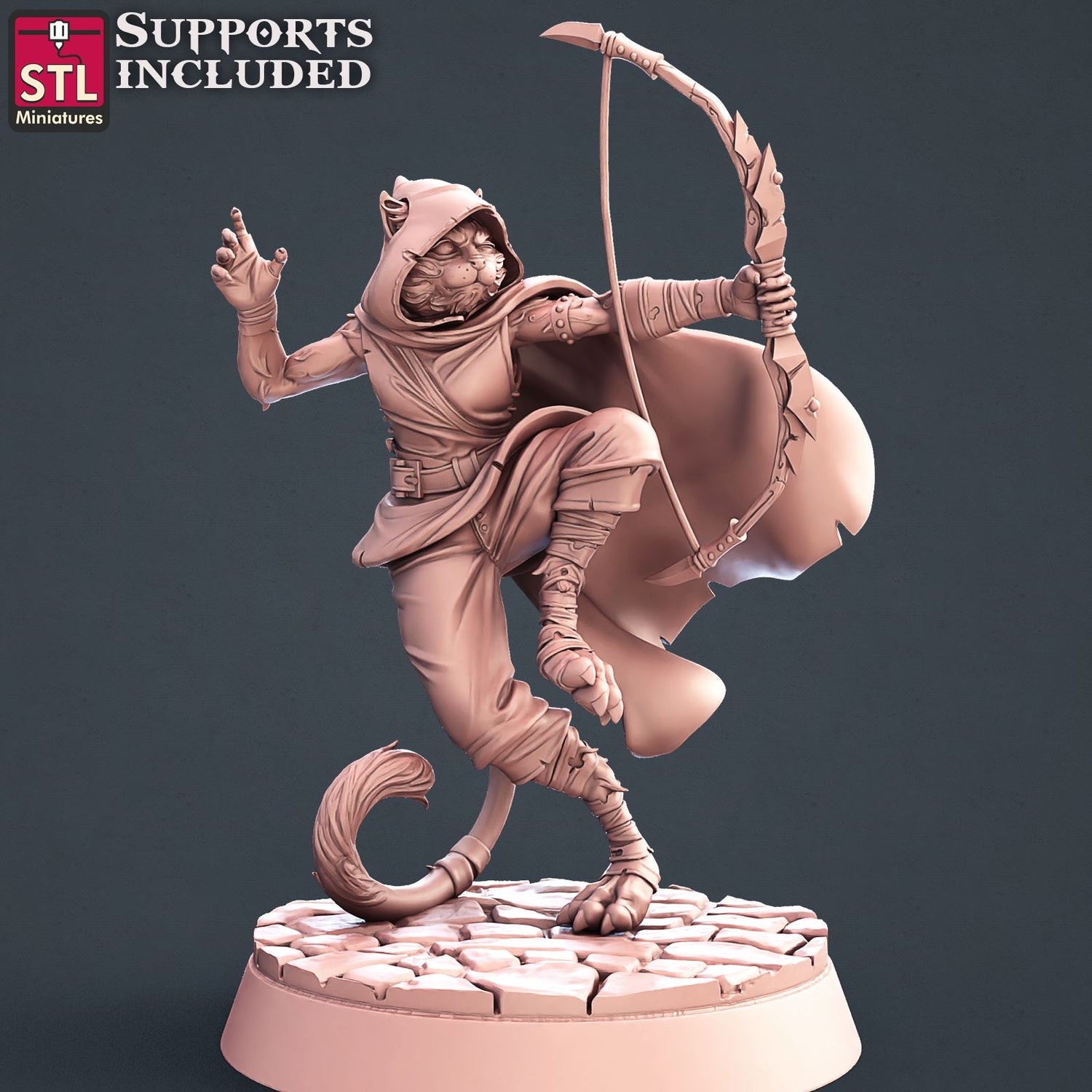 Tabaxi Assassins Set Printable 3D Model STLMiniatures