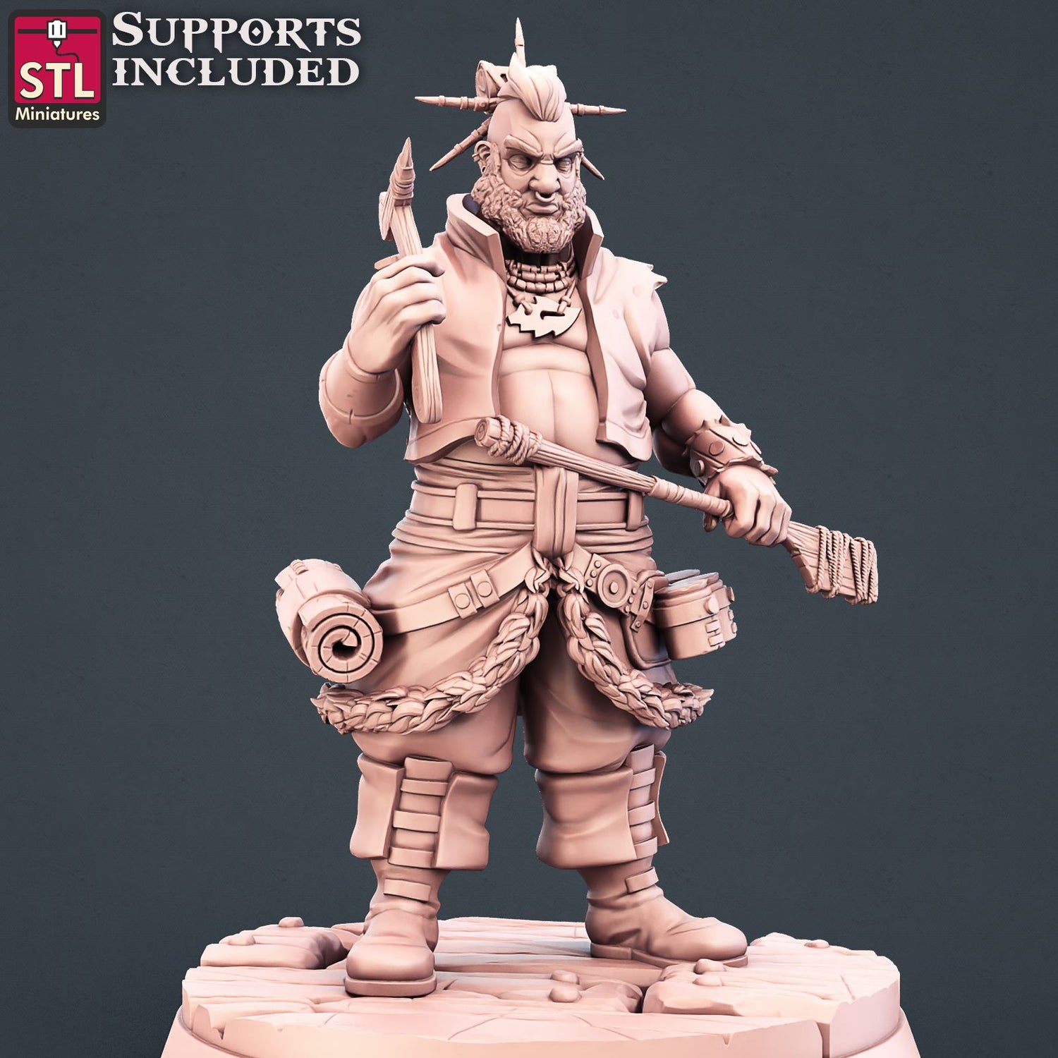 Tattoo Artist Printable 3D Model STLMiniatures