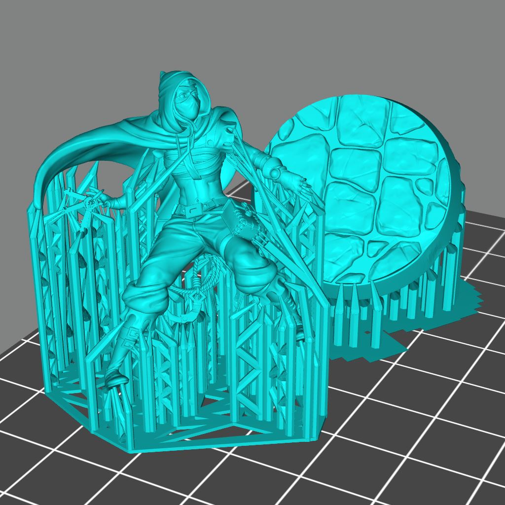 Thief B Female Printable 3D Model STLMiniatures