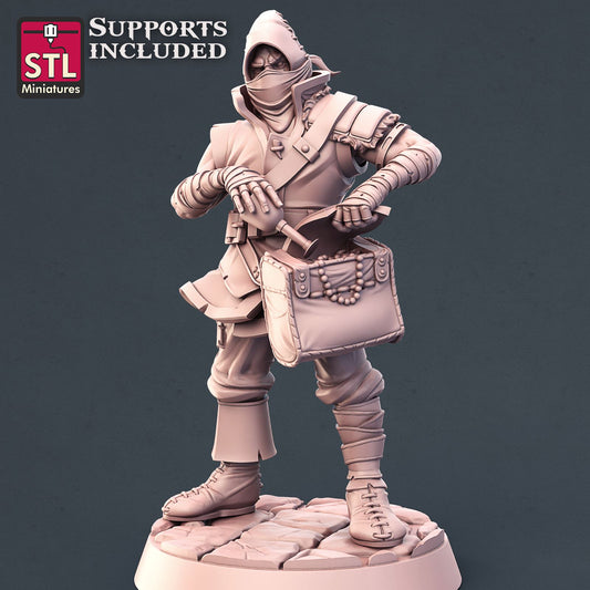 Thief A Male Printable 3D Model STLMiniatures