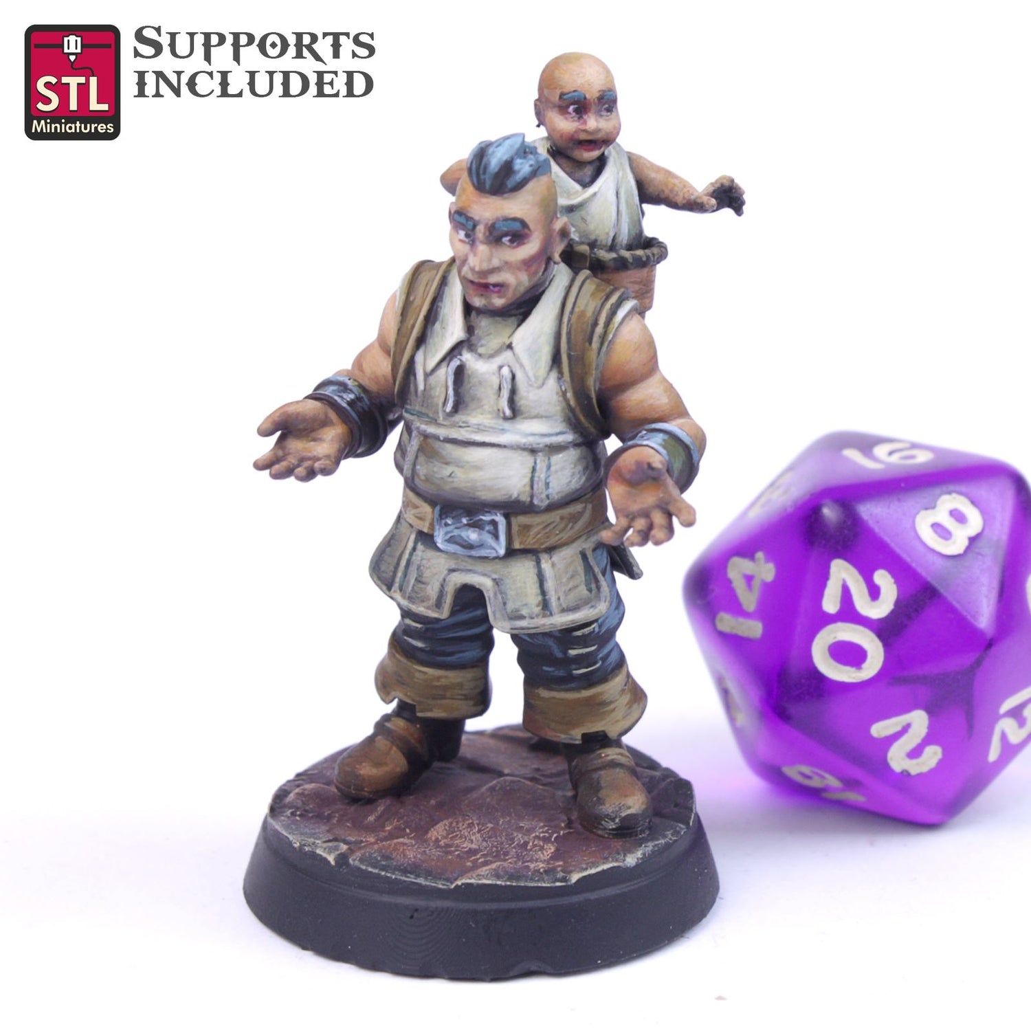 TownFolks Set Vol 1 Scale Models STLMiniatures
