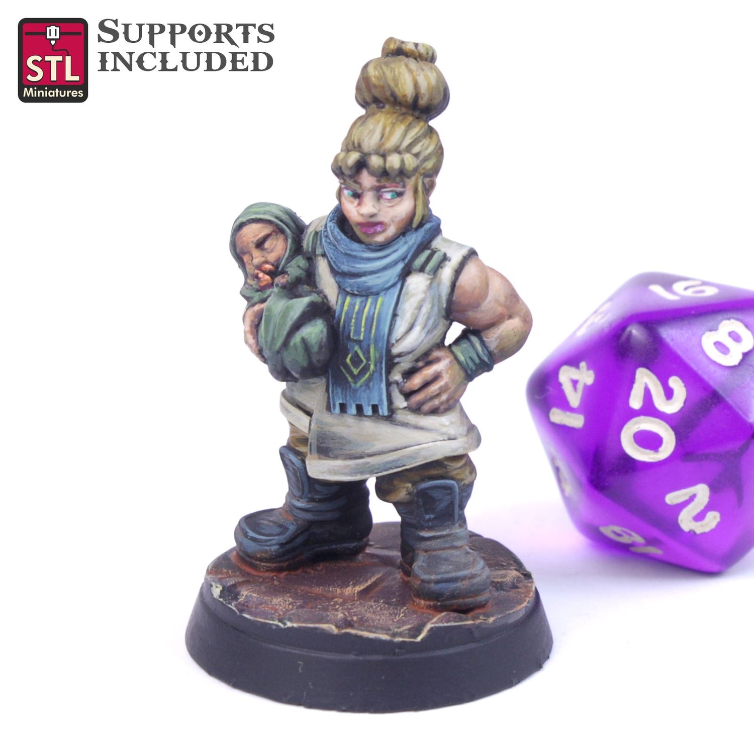 TownFolks Set Vol 1 Scale Models STLMiniatures