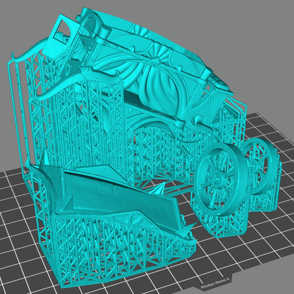 Undertaker Cart Printable 3D Model STLMiniatures