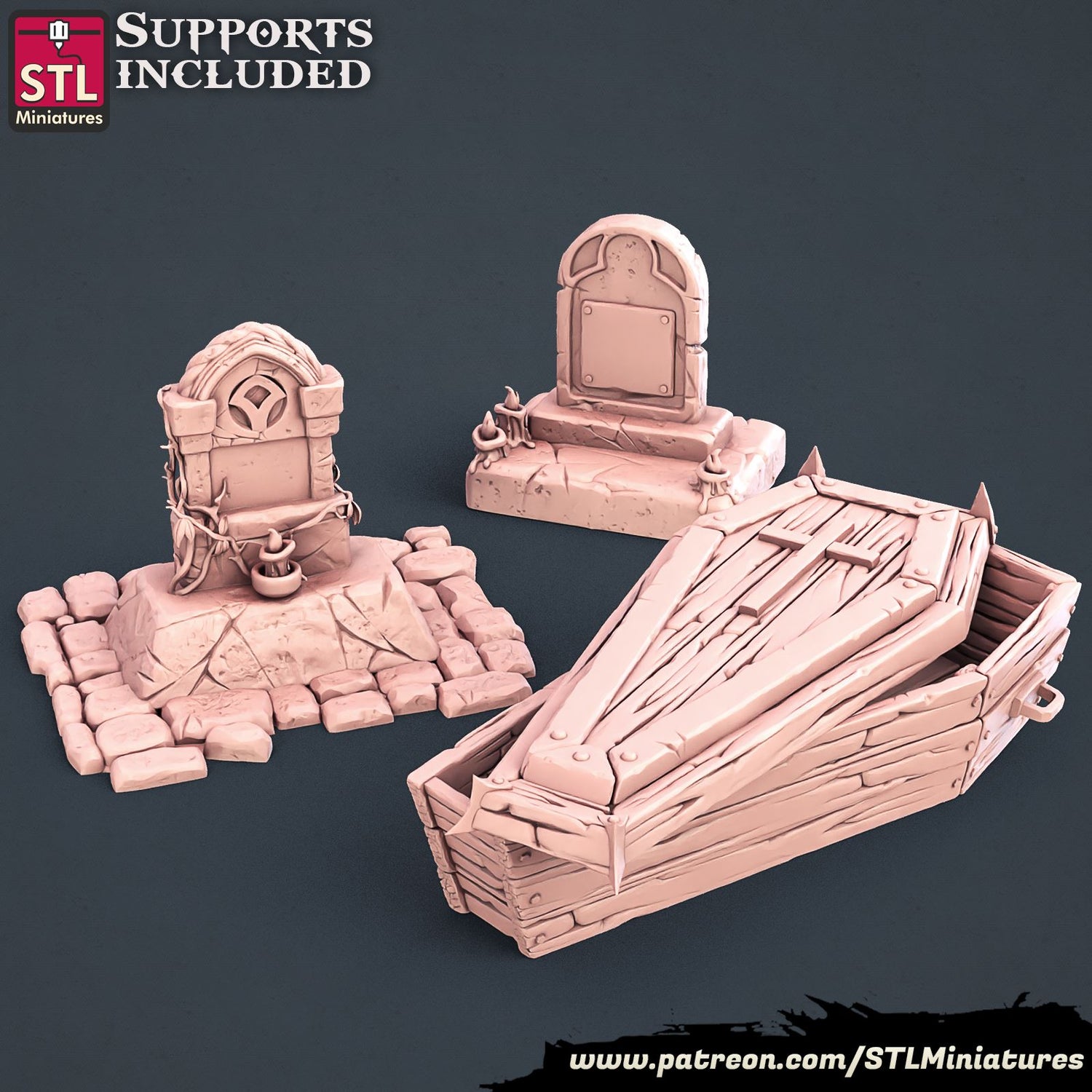 Undertaker Set Printable 3D Model STLMiniatures
