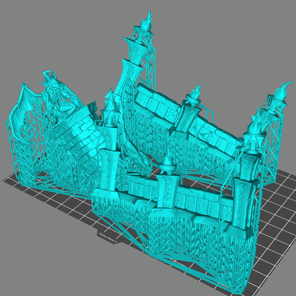 Vampire Fountain Printable 3D Model STLMiniatures