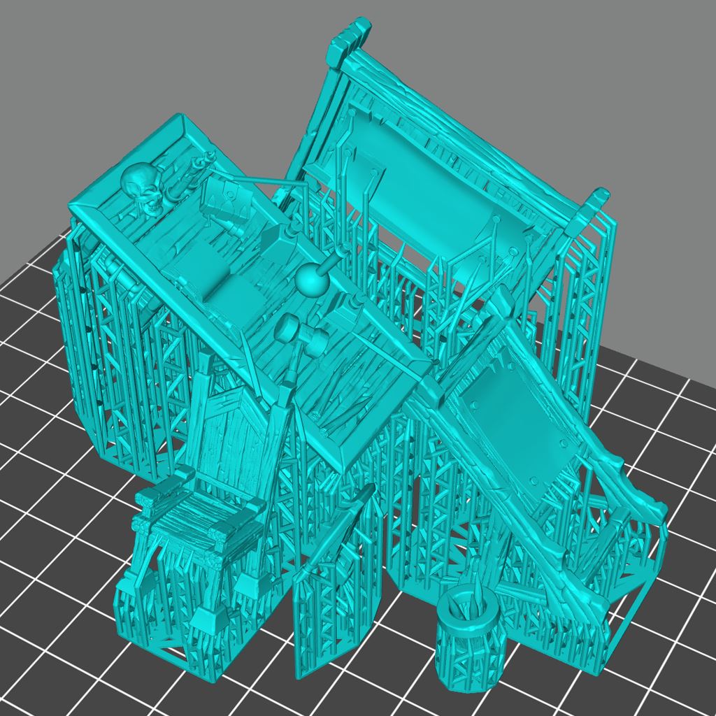 Vampire Hunters Desk Printable 3D Model STLMiniatures
