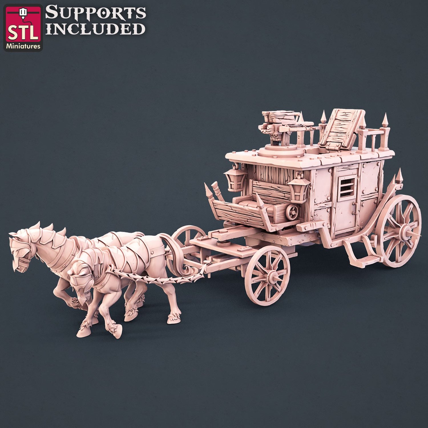 Vampire Hunters Set Printable 3D Model STLMiniatures