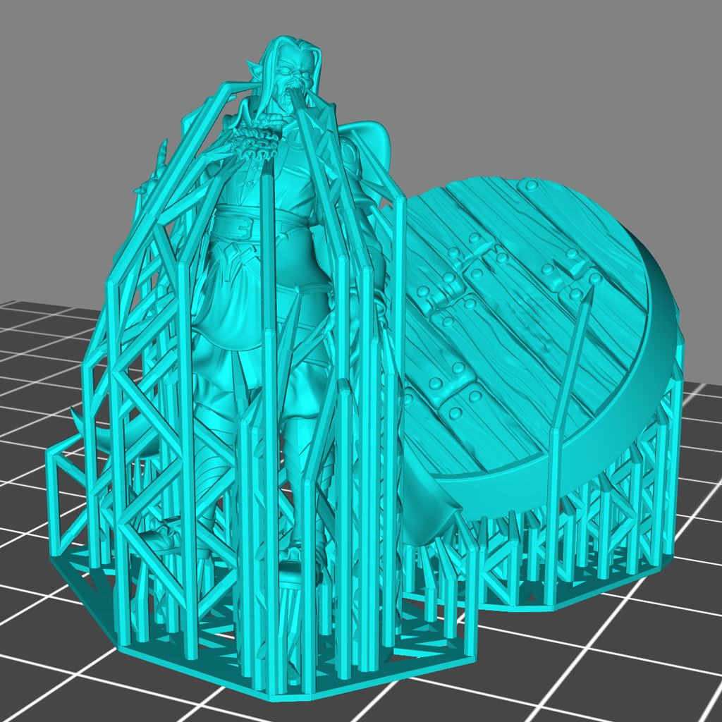 Vampire Lord B Printable 3D Model STLMiniatures