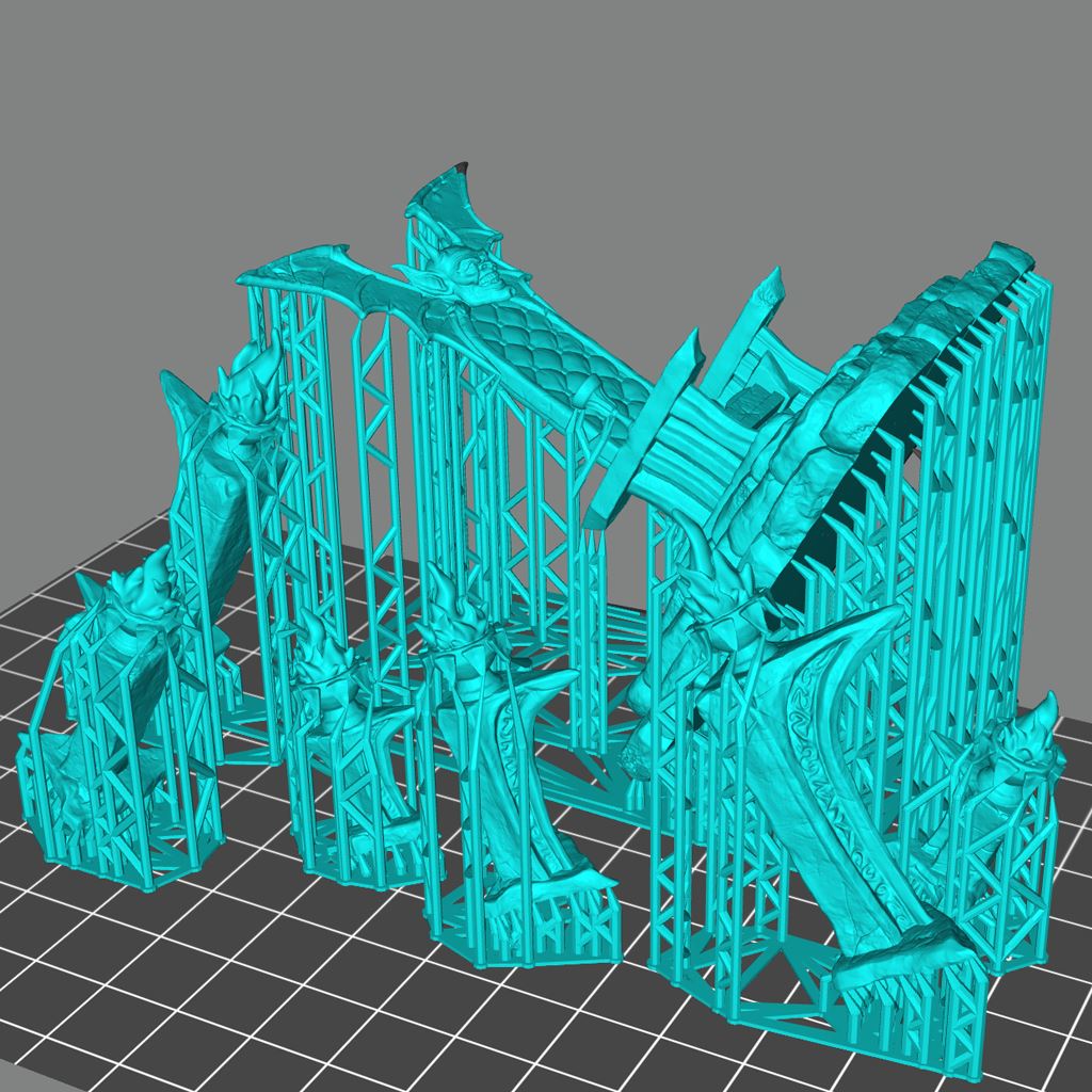 Vampire Throne Printable 3D Model STLMiniatures