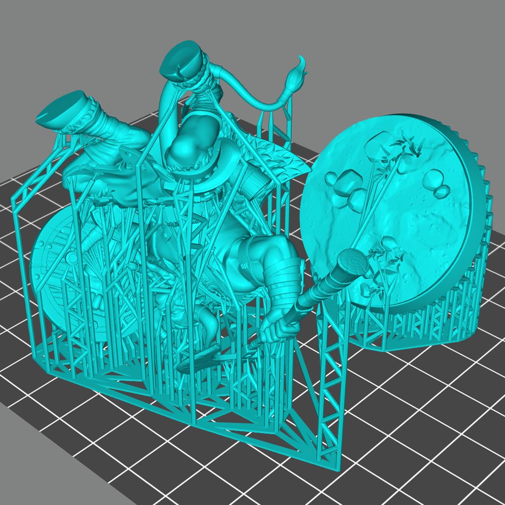 Viking Minotaurs A Printable 3D Model STLMiniatures