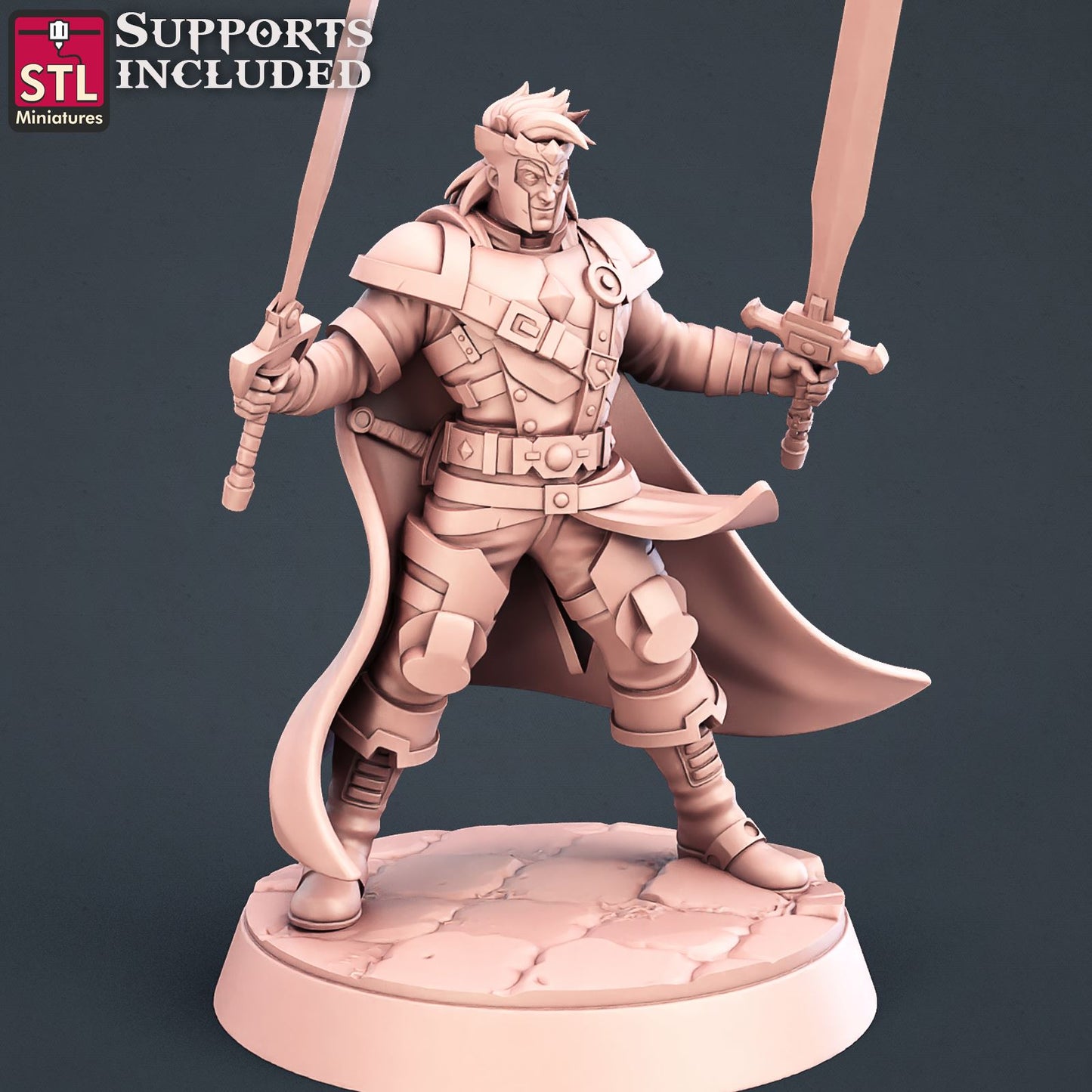 Warrior Human Male Scale Models STLMiniatures