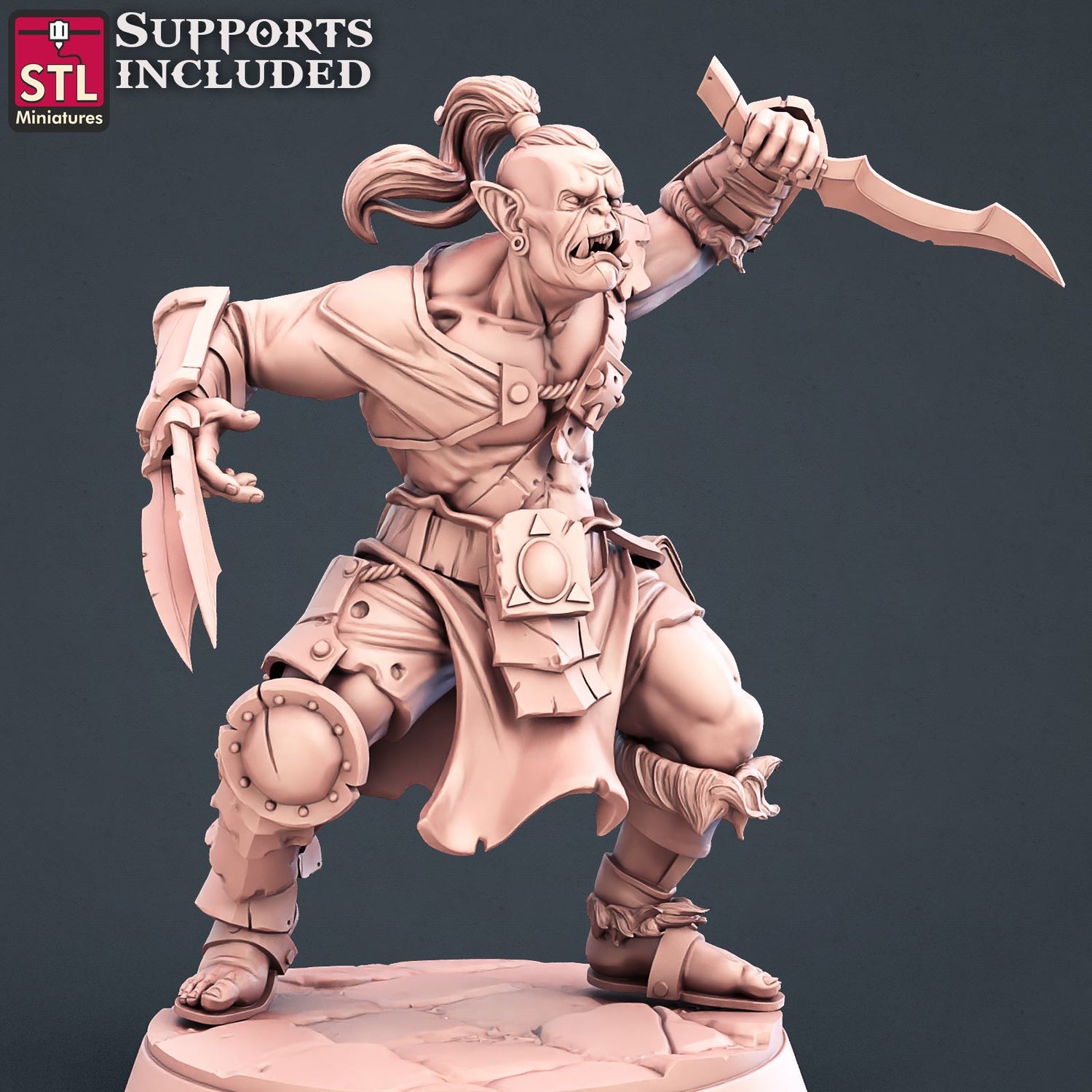Warrior Orc Scale Models STLMiniatures