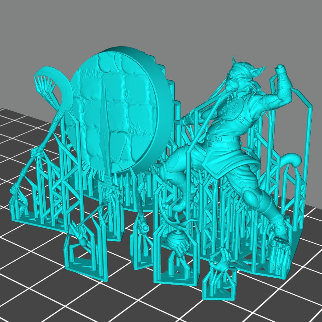 Warrior Tabaxi Scale Models STLMiniatures