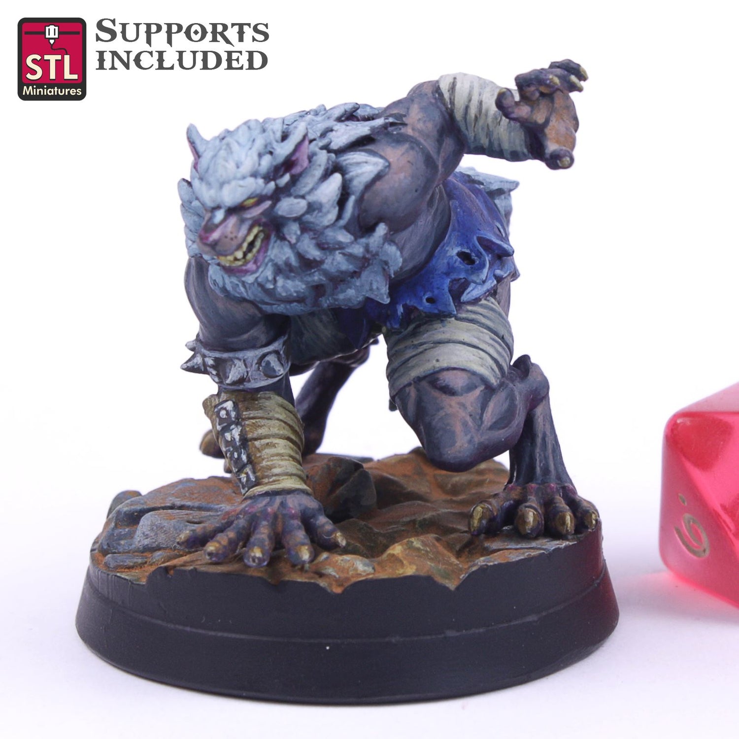 Werewolves Set 3D Model - ENE2021 STLMiniatures