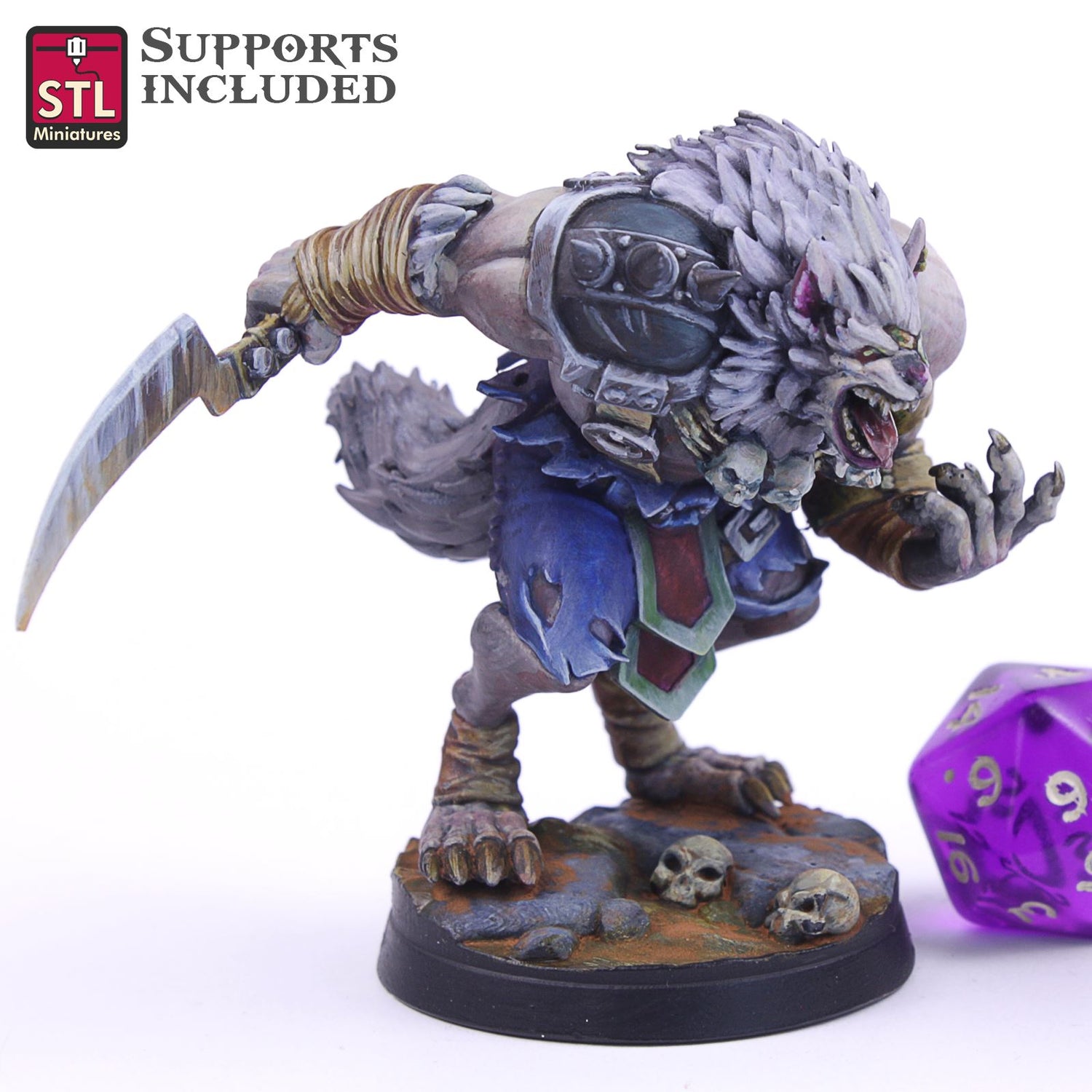 Werewolves Set 3D Model - ENE2021 STLMiniatures