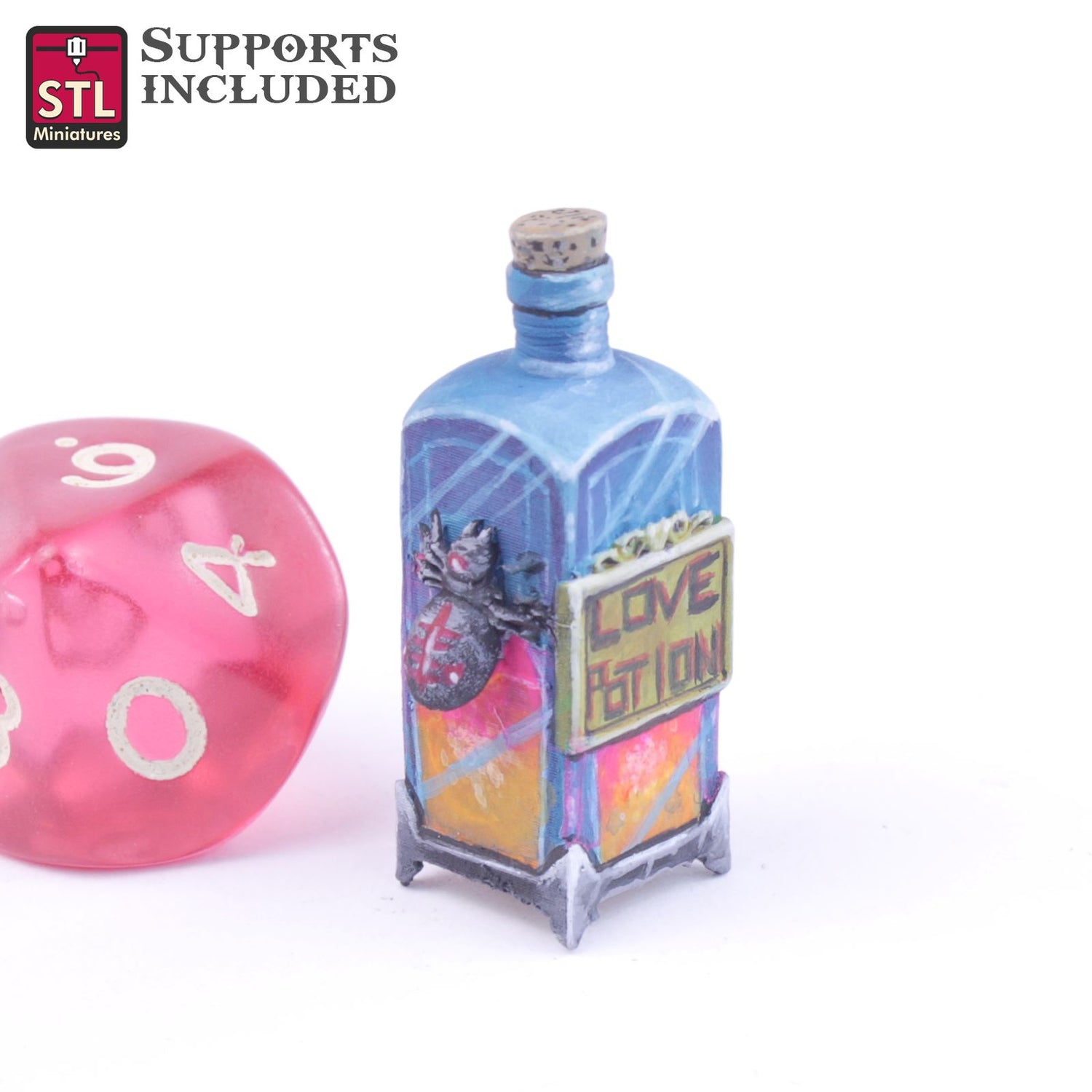 Witch Big Bottle 3D Model - NOV2020 STLMiniatures