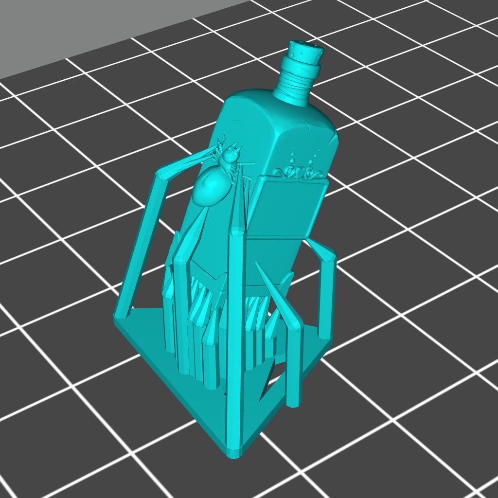 Witch Big Bottle 3D Model - NOV2020 STLMiniatures