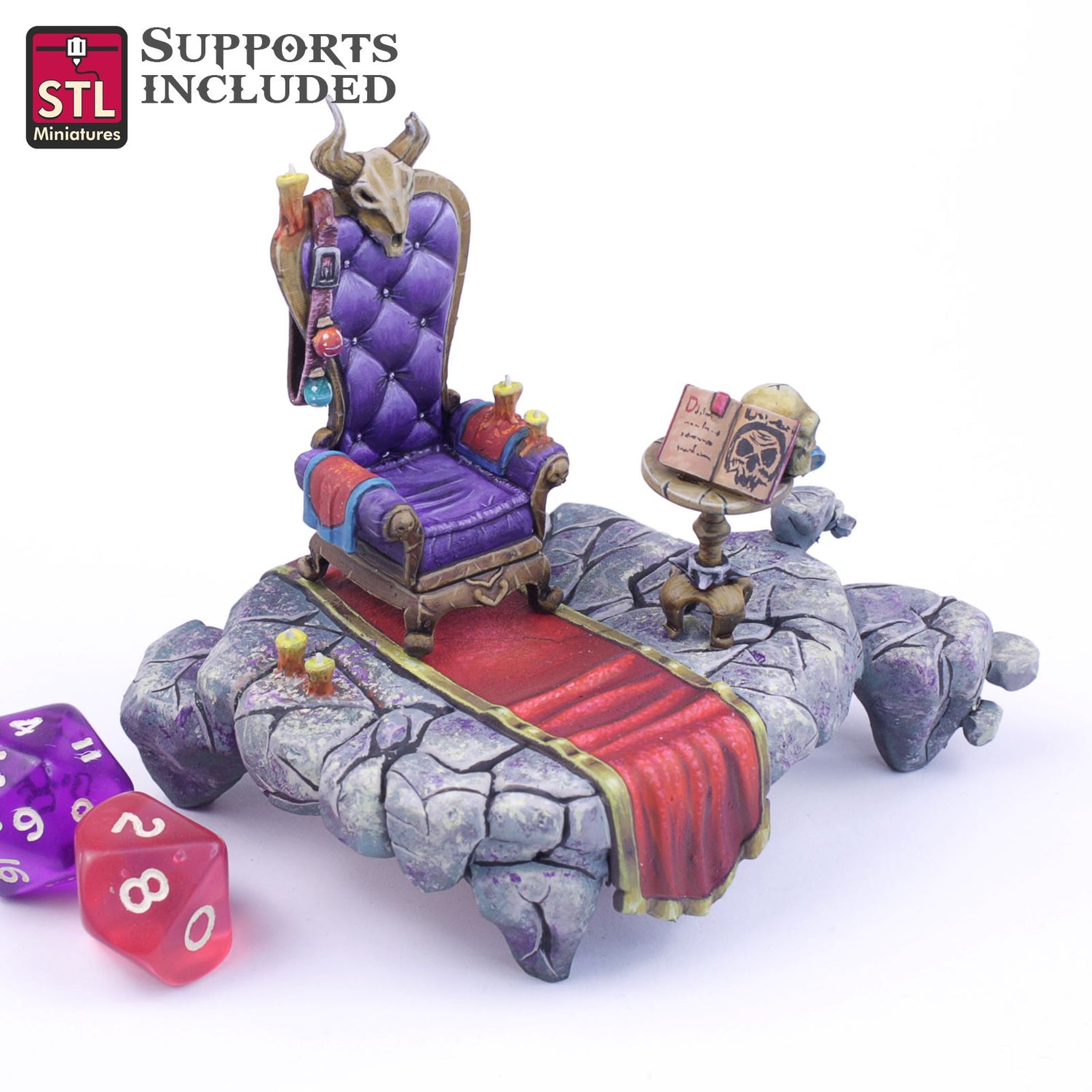 Witch Chair 3D Model - NOV2020 STLMiniatures