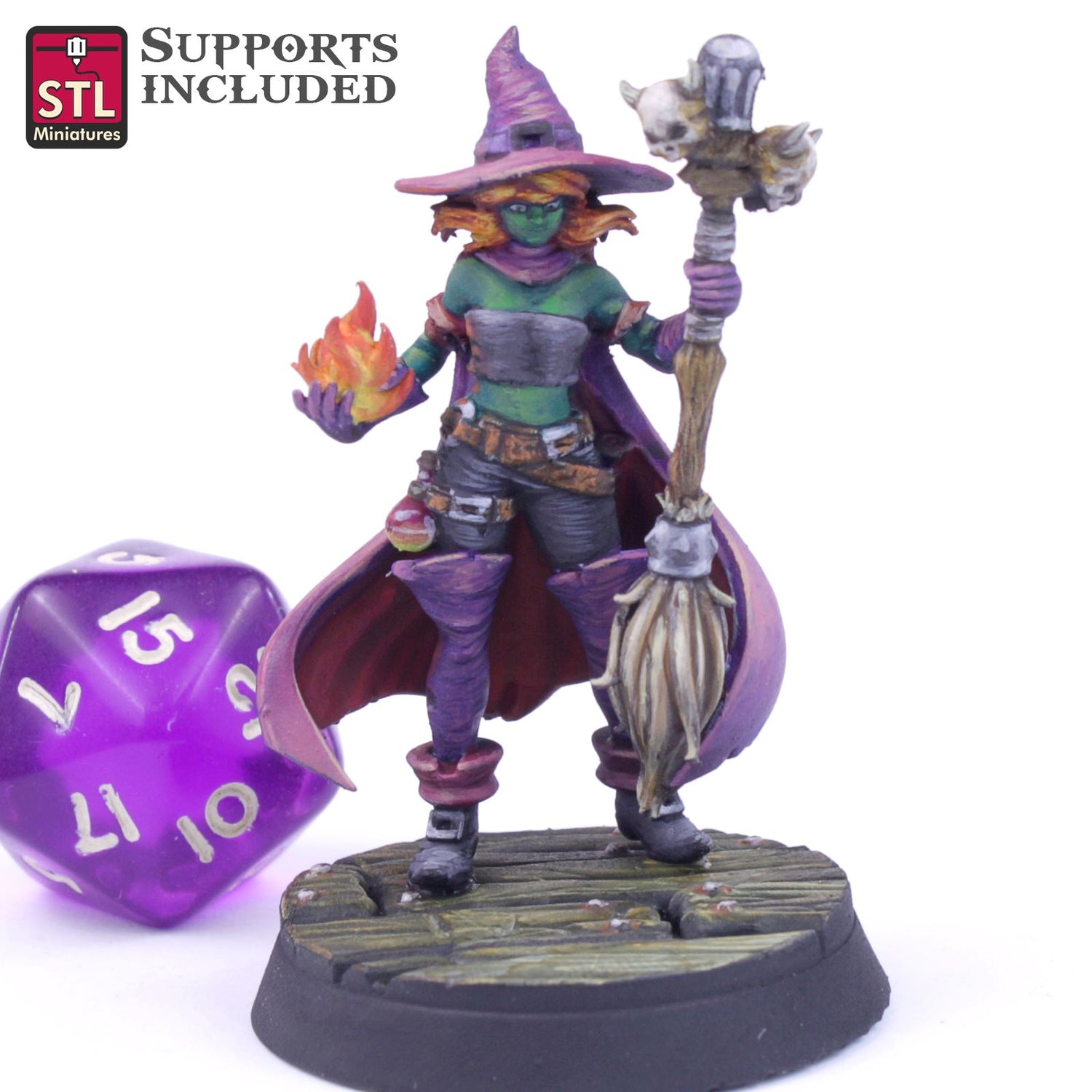 Witch 3D Model - NOV2020 STLMiniatures