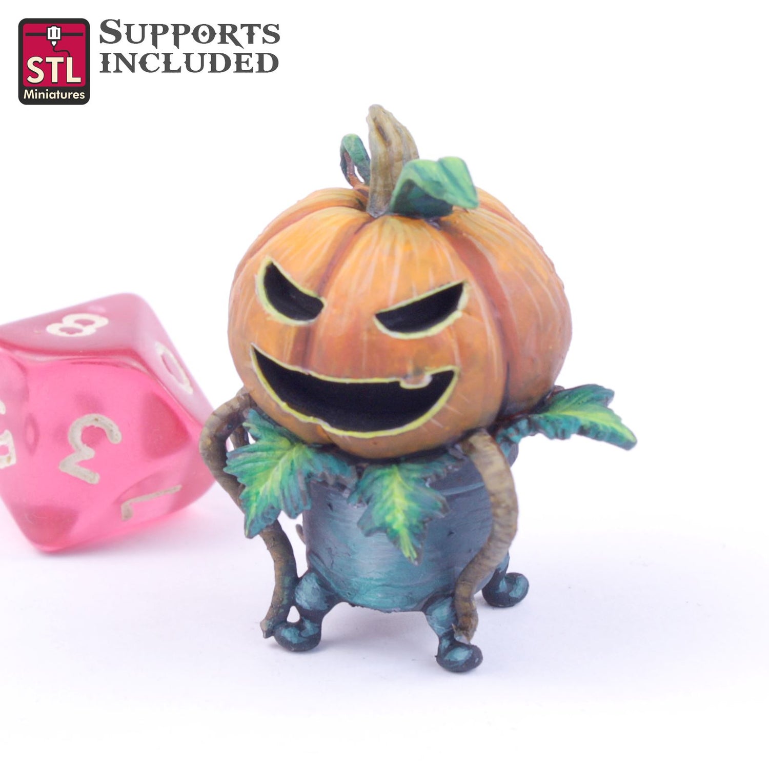 Witch Pumpkin 3D Model - NOV2020 STLMiniatures