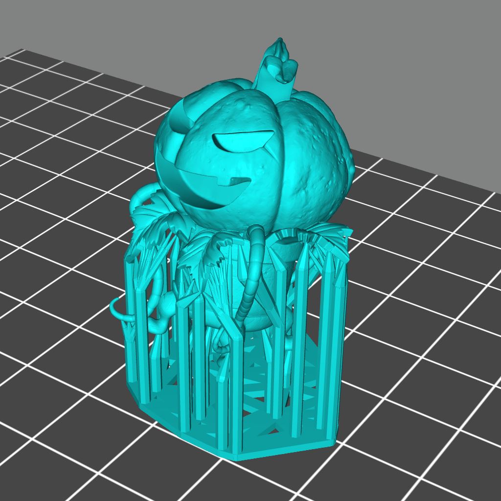Witch Pumpkin 3D Model - NOV2020 STLMiniatures