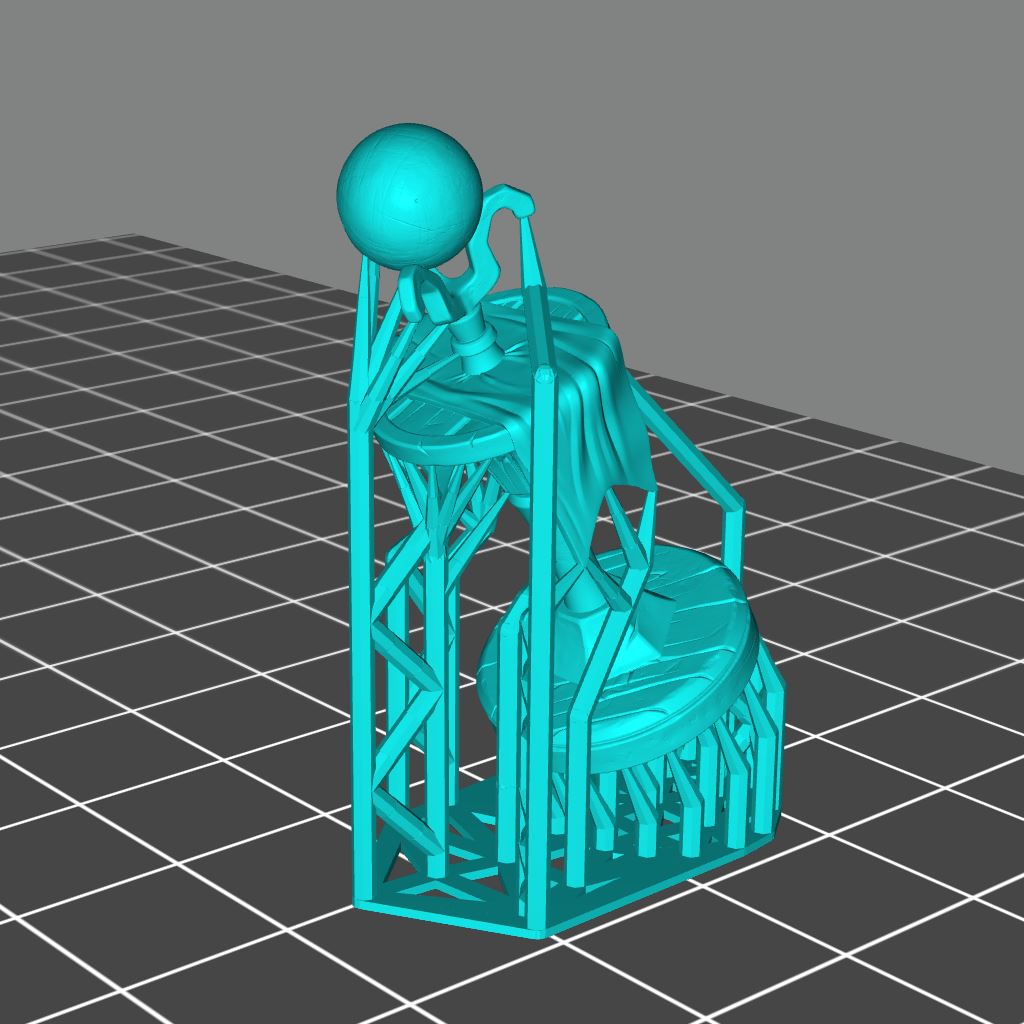 Wizard Crystal Ball Printable 3D Model STLMiniatures