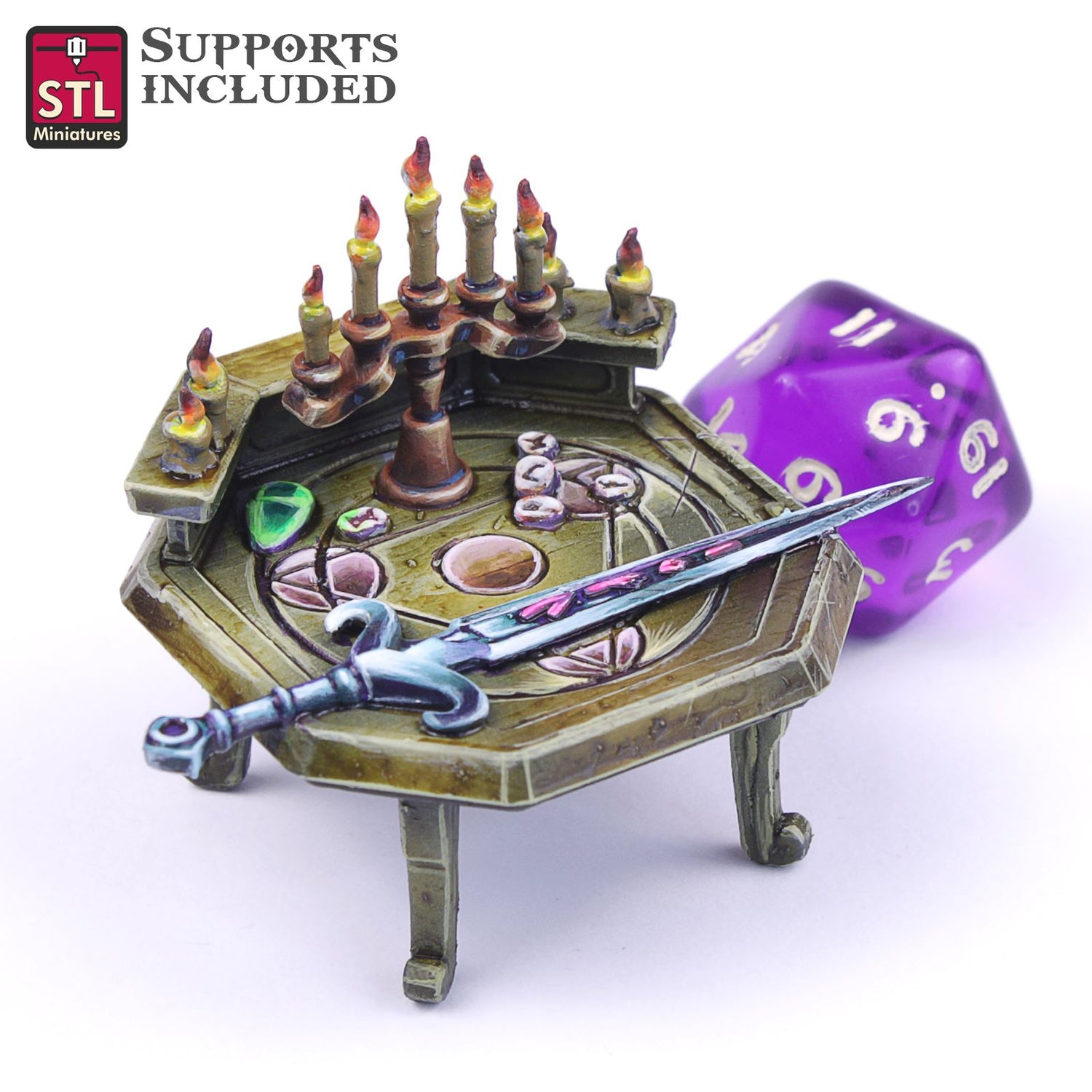 Wizard Enchanment Table Printable 3D Model STLMiniatures
