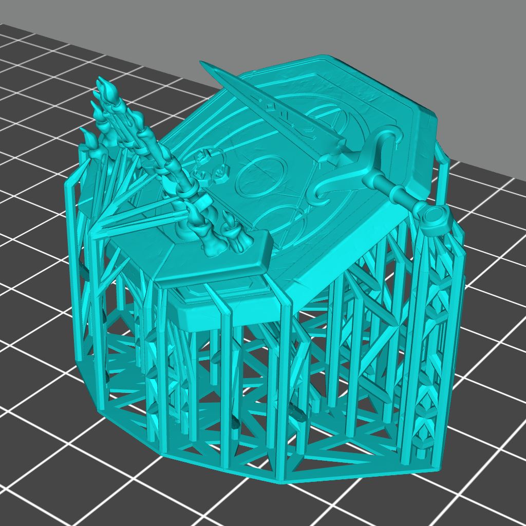 Wizard Set Printable 3D Model STLMiniatures