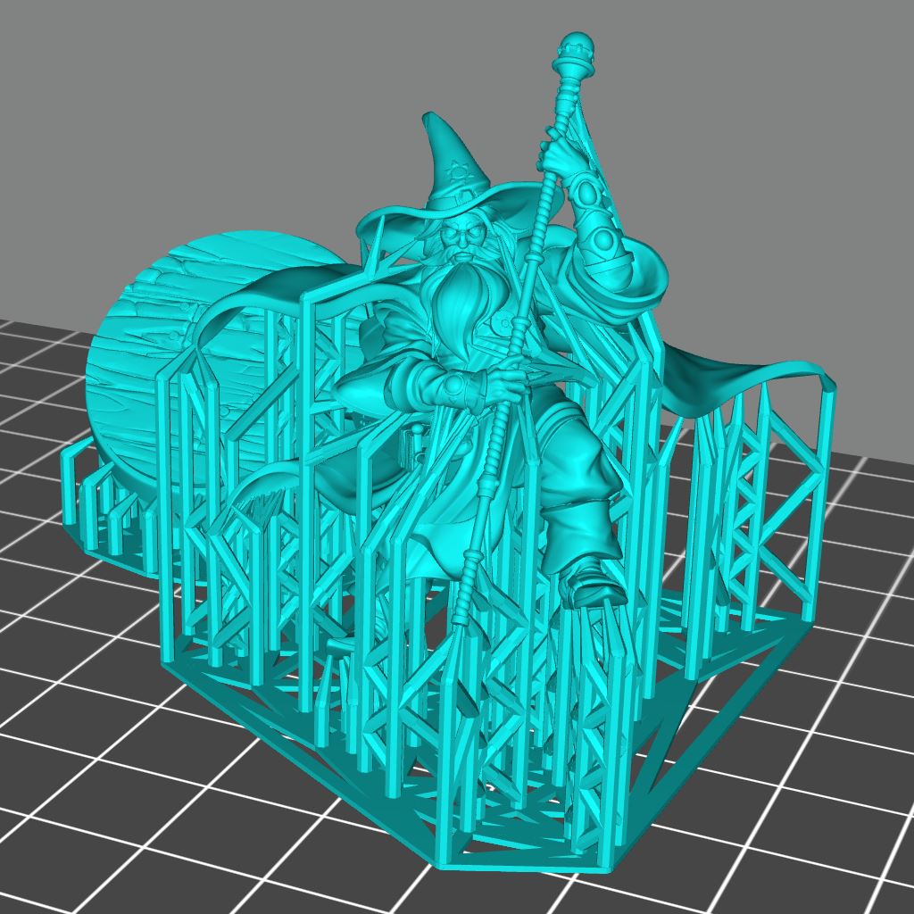 Wizard Printable 3D Model STLMiniatures